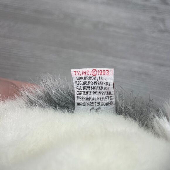 Vintage 1993 Ty Classic 15in Timber the Siberian Husky Wolf Puppy Dog Bean Plush - Picture 11 of 12